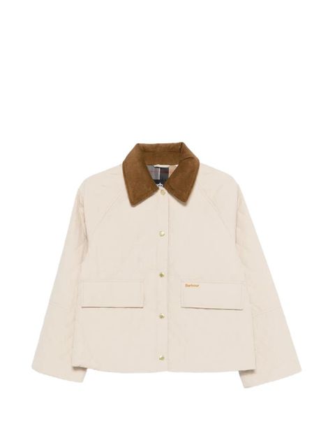 Barbour corduroy-collar jacket - Neutrals - zdjęcie produktu nr 1
