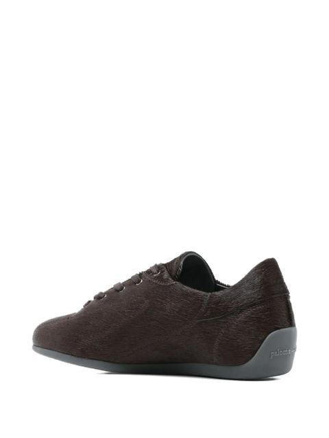 Paloma Wool brushed-effect lace-up sneakers - Brown
