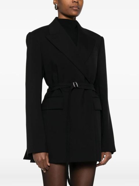 Sportmax Pocket Double-breasted Jacket - Black