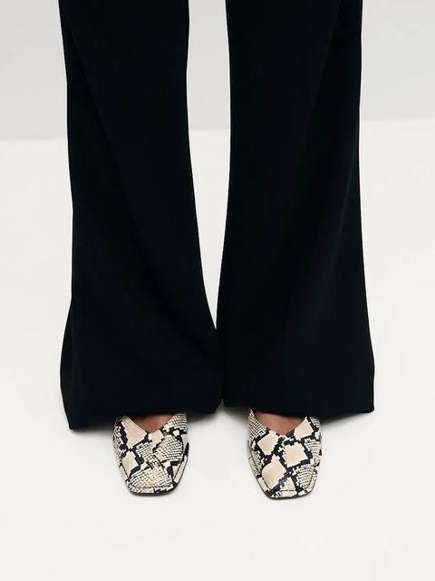 Alohas baleriny skórzane Sway