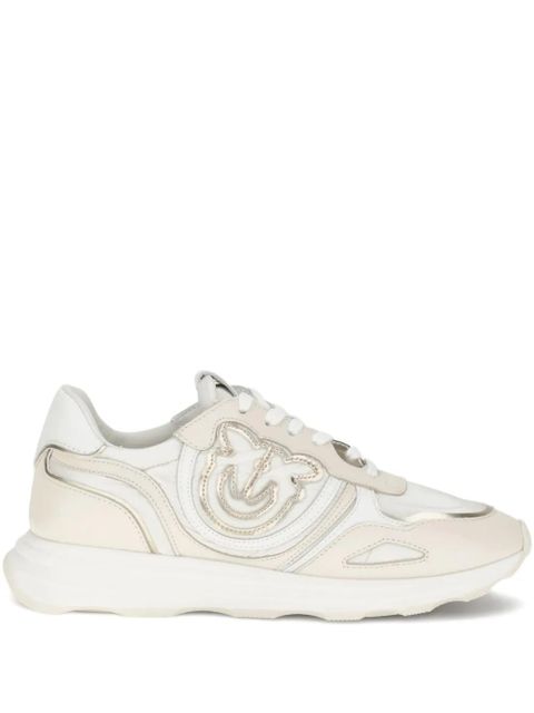 PINKO Zoe logo-detail leather sneakers - White - zdjęcie produktu nr 1