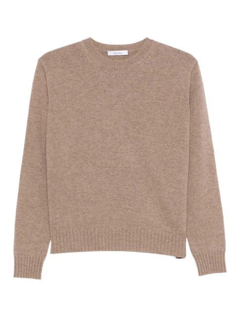 Max Mara round-neck wool sweater - Neutrals - zdjęcie produktu nr 1