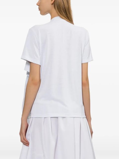 Comme Des Garçons layered T-shirt - White