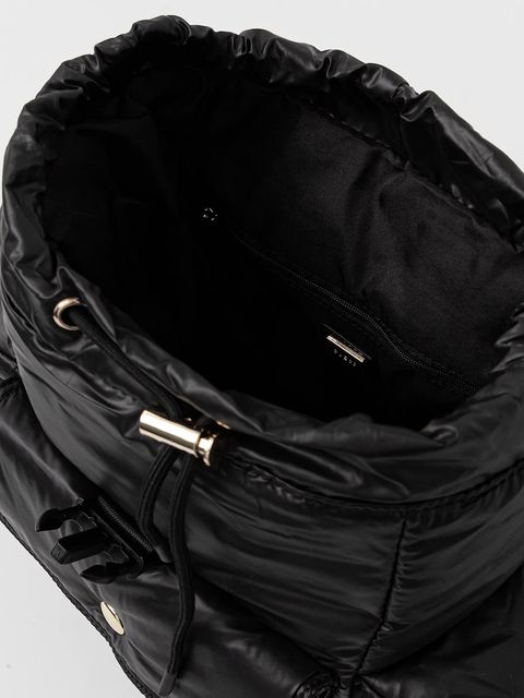 Guess plecak damski kolor czarny mały gładki V5BZ13 WF820