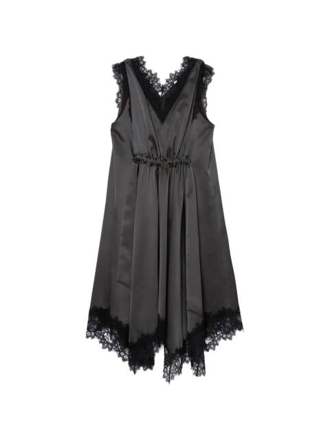 3.1 Phillip Lim lace V-neck midi dress - Grey - zdjęcie produktu nr 1