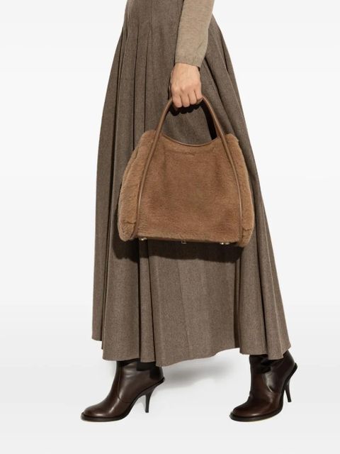 Max Mara small Teddy tote bag - Brown - zdjęcie produktu nr 2