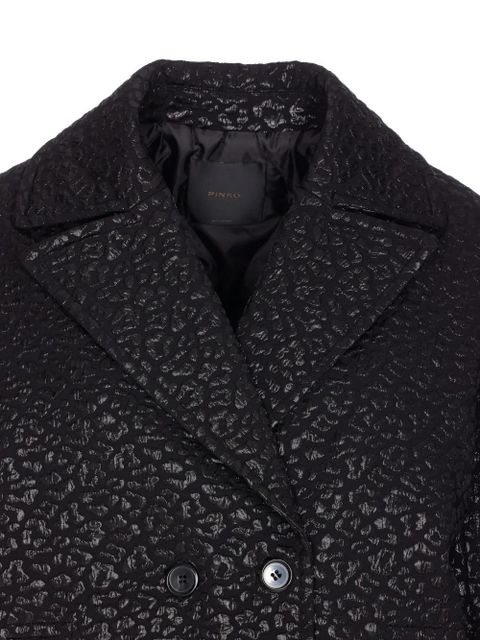 PINKO double-breasted coat - Black