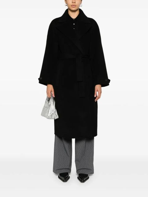 Maje long belted coat - Black - zdjęcie produktu nr 2