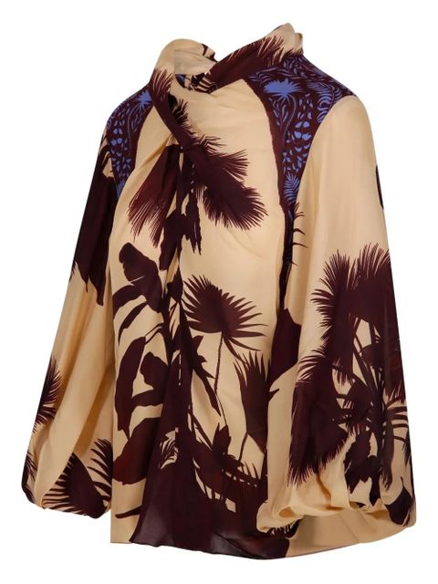 Johanna Ortiz Intricate Islands top - Neutrals