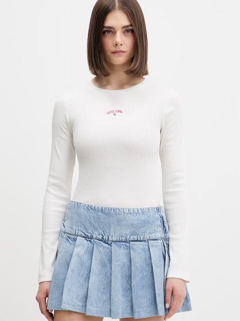 Guess Jeans longsleeve damskie bawełniane - zdjęcie produktu nr 2