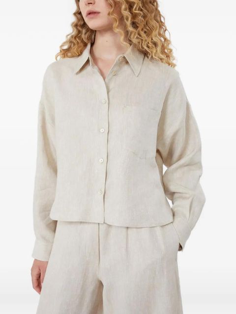 Weekend Max Mara pocket-detail linen shirt - Neutrals - zdjęcie produktu nr 1