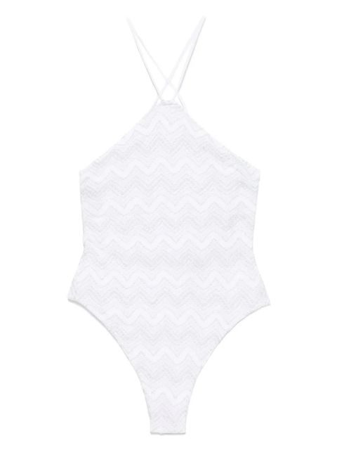 Missoni zigzag swimsuit - White - zdjęcie produktu nr 1