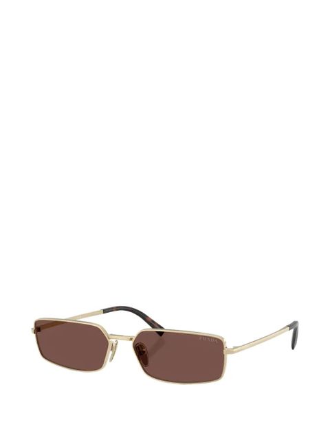 Prada Eyewear rectangular-frame sunglasses - Gold - zdjęcie produktu nr 2