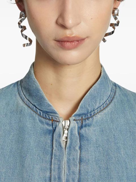 DRIES VAN NOTEN swirl earrings - Silver - zdjęcie produktu nr 2