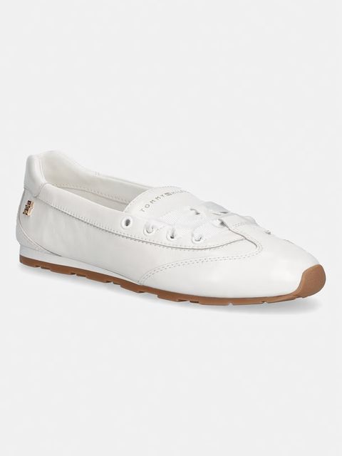 Tommy Hilfiger baleriny skórzane BELLA BALLET SNEAKER - zdjęcie produktu nr 1