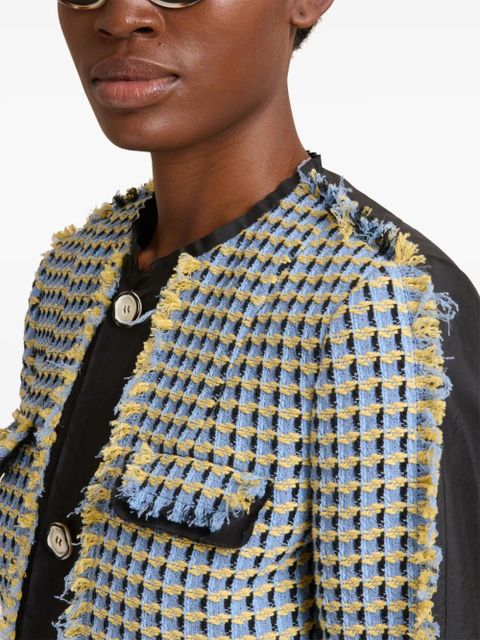 Marni tweed jacket - Blue