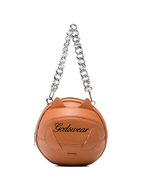 GCDS cat-shape basketball tote bag - Brown - zdjęcie produktu nr 1