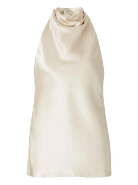 Balmain cowl-neck open-back top - Neutrals - zdjęcie produktu nr 1