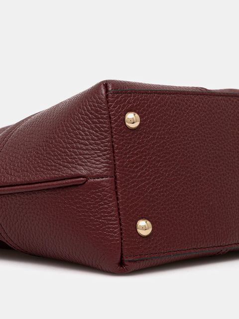 Geox torebka skórzana MIEREILLE kolor bordowy D56ZPA 00046