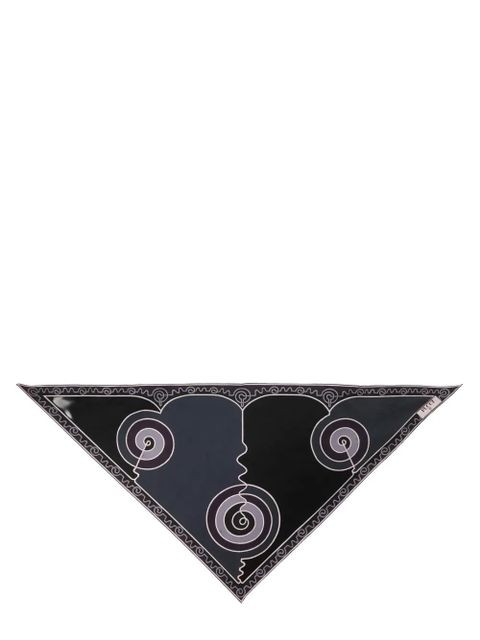 PUCCI astro-print scarf - Black - zdjęcie produktu nr 2