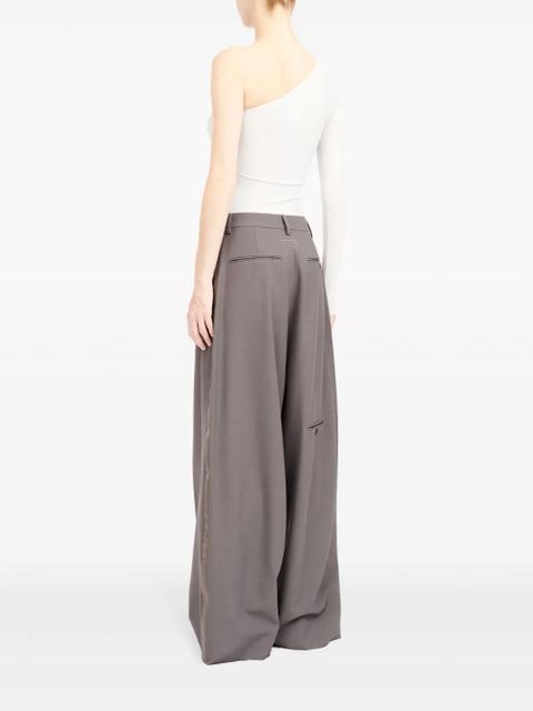 MM6 Maison Margiela wide-leg tailored trousers - Grey