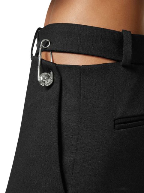 Versace Safety Pin trousers - Black