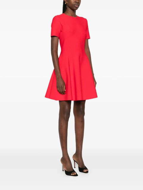 Alexander McQueen short-sleeve mini dress - Red