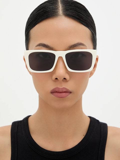 Off-White okulary kolor biały OERI13E_560107