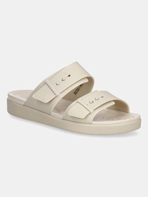 Crocs klapki Brooklyn Buckle Low damskie kolor zielony 211215 - zdjęcie produktu nr 1