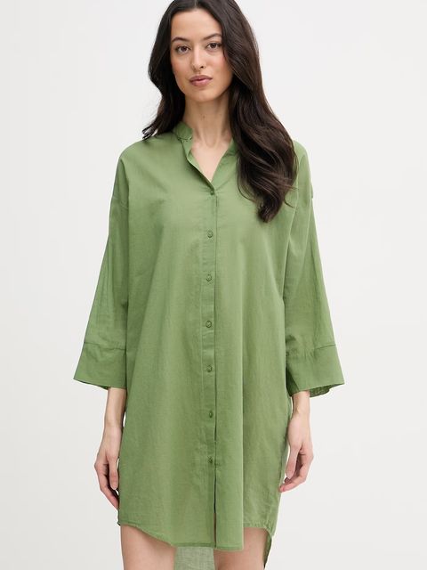 United Colors of Benetton sukienka koszulowa bawełniana - zdjęcie produktu nr 1