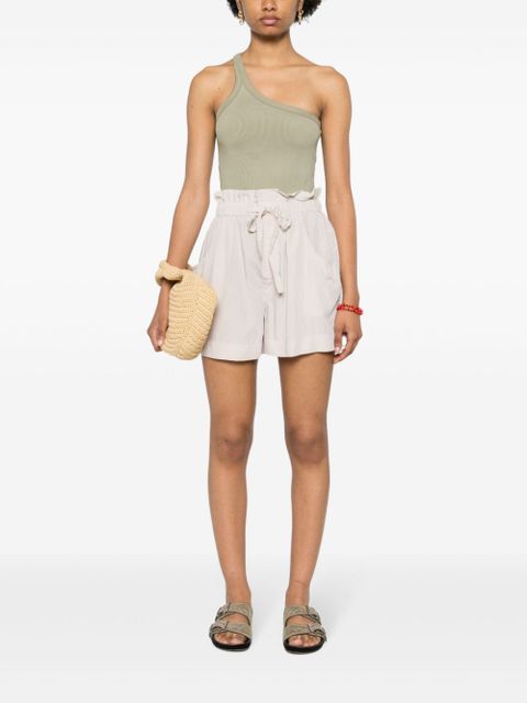 ISABEL MARANT Hidea paperbag-waist shorts - Neutrals