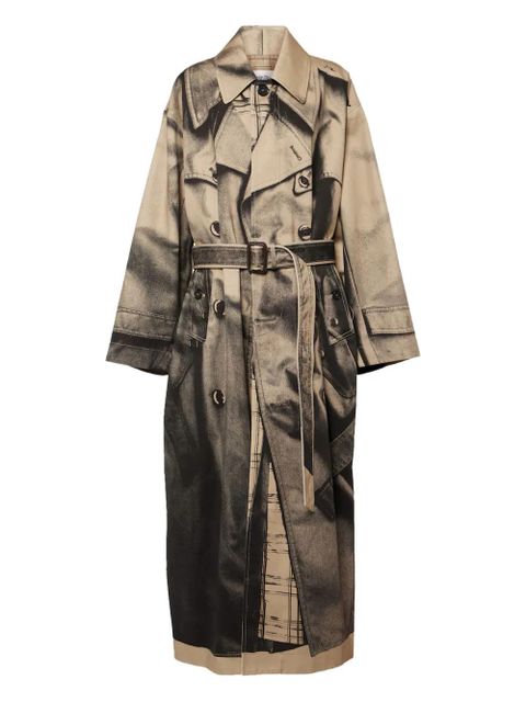 Jean Paul Gaultier Trompe-l'oeil belted trench coat - Neutrals - zdjęcie produktu nr 1