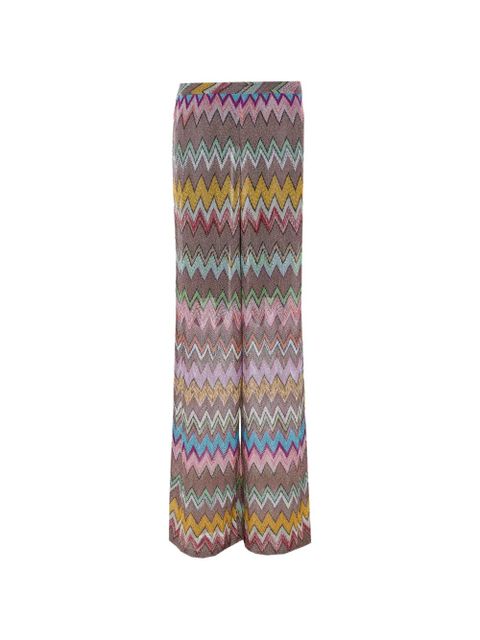 Missoni zigzag-patterned trousers - Neutrals - zdjęcie produktu nr 1