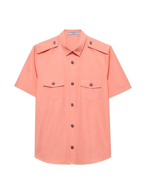 Prada cotton poplin shirt - Pink - zdjęcie produktu nr 1