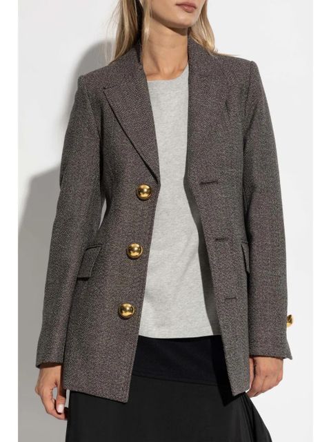 AMI Paris single-breasted blazer - Brown - zdjęcie produktu nr 2