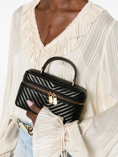 PINKO mini black tote bag - zdjęcie produktu nr 2