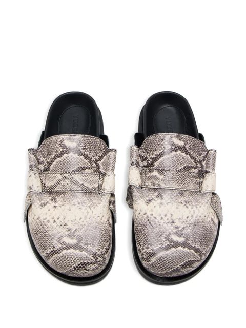 Yuzefi snake-print flat mules - Neutrals - zdjęcie produktu nr 2