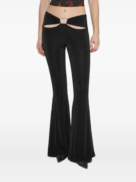 MISBHV cut out-detailed trousers - Black - zdjęcie produktu nr 2