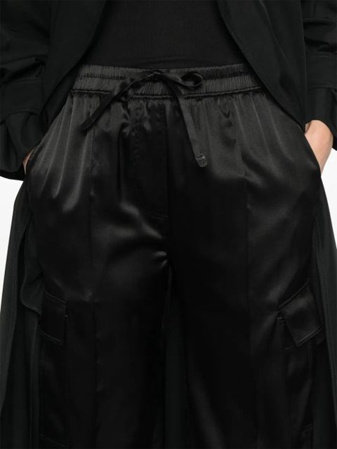 TOM FORD satin cargo pants - Black