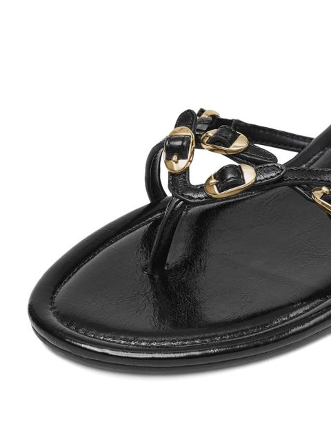Marc Jacobs The Kiki buckle-detail leather sandals - Black