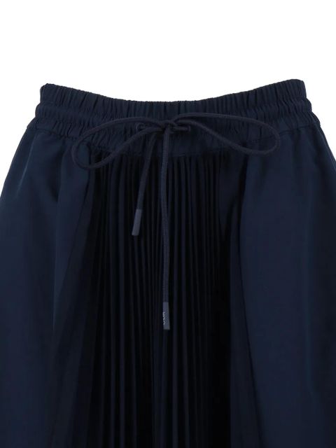 Weekend Max Mara pleated drawstring skirt - Blue