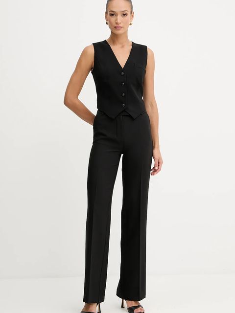 Marciano by Guess spodnie DALIA damskie kolor czarny proste high waist 5BGB01 7046A - zdjęcie produktu nr 2