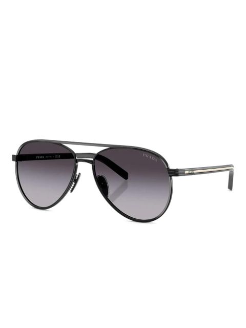 Prada Eyewear pilot-frame sunglasses - Black - zdjęcie produktu nr 2