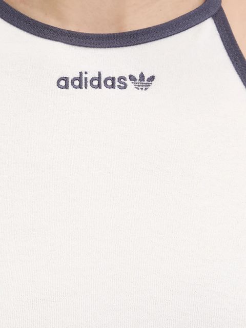 adidas Originals top Towel Halter kolor biały JC7755