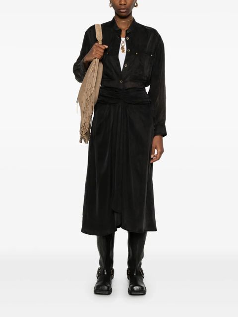 MARANT ÉTOILE Zetta shirt - Black - zdjęcie produktu nr 2