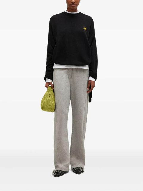 GANNI tie-detail sweater - Black - zdjęcie produktu nr 2