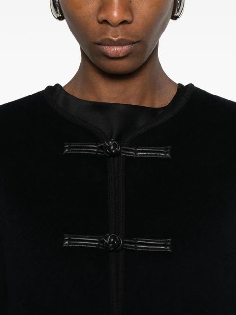 Róhe mandarin double-faced wool jacket - Blue