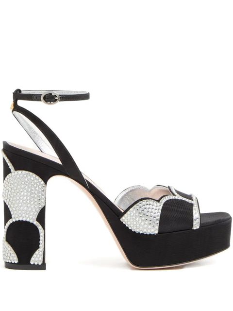 Valentino Garavani 115mm Bowow sandals - Black - zdjęcie produktu nr 1