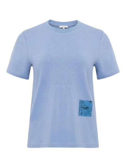 JW Anderson graphic-print T-shirt - Blue - zdjęcie produktu nr 1