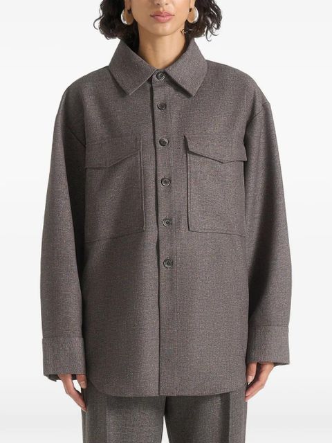 Manière De Voir Joy chest-pockets buttoned shirts - Grey - zdjęcie produktu nr 1